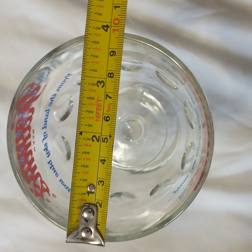 Vintage Hamms Thumbprint Beer Glass Goblet - Picture 4 of 5